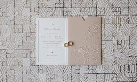 convite de casamento clássico e moderno